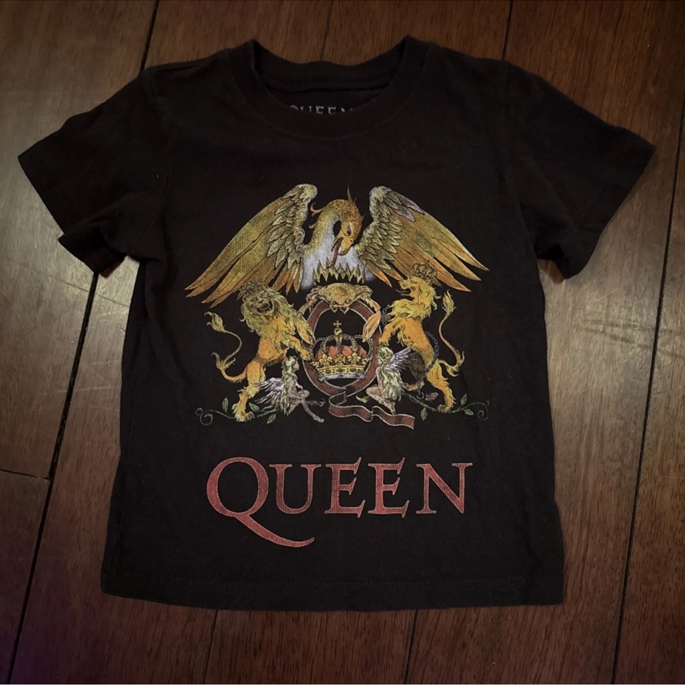 Queen Toddler Boys/Girl Classic Rock Band T-Shirt /TEE Black  3T